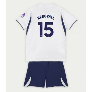 Tottenham Hotspur Lucas Bergvall #15 Hemmaställ Barn 2026-27 Kortärmad (+ Korta byxor)